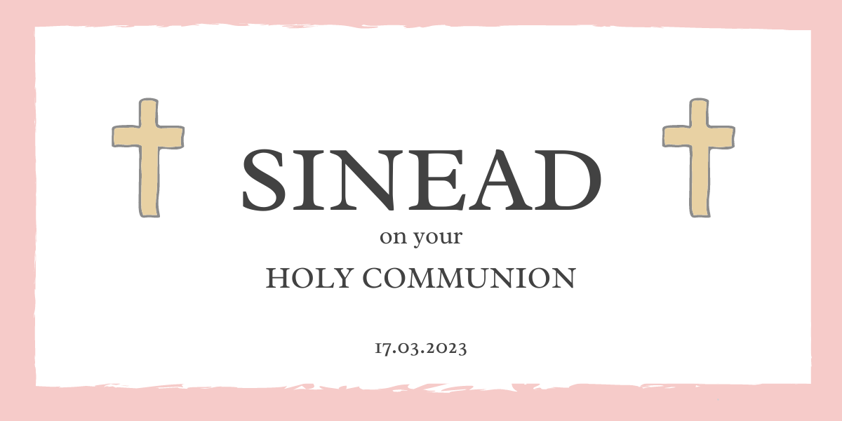 Communion | Personalised Sweet Pouch