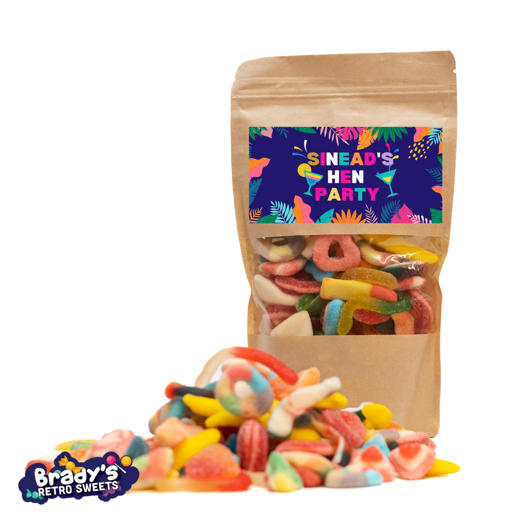 Hen Party Personalised Sweet Pouches Brady s Newsagents