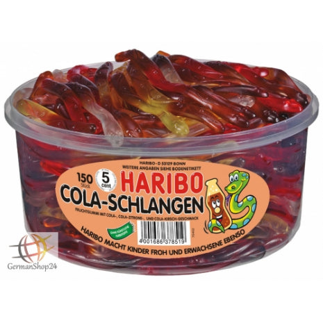 Haribo Cola Snakes 1.05Kg