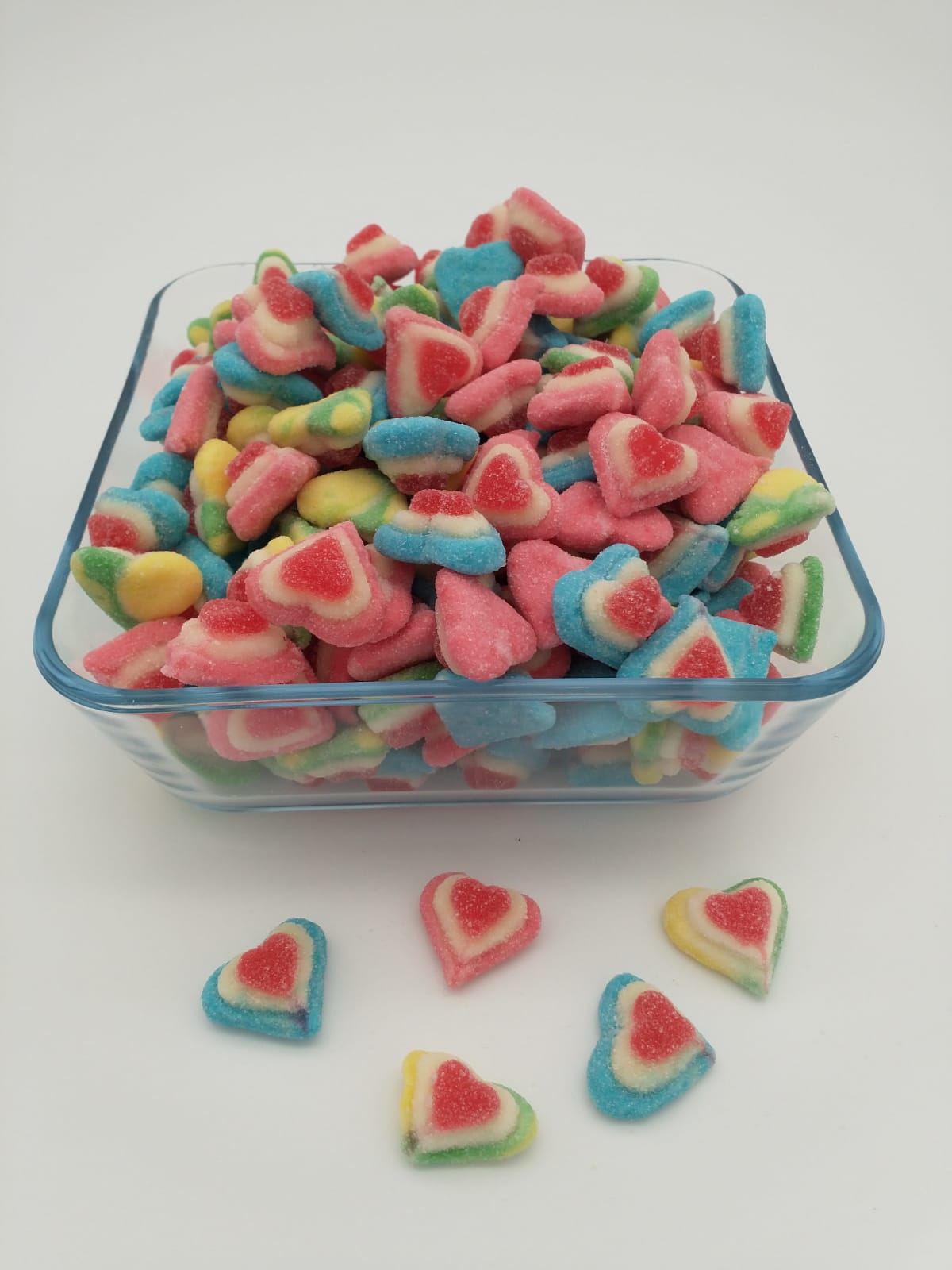 Jelly 3D Hearts 1Kg bag