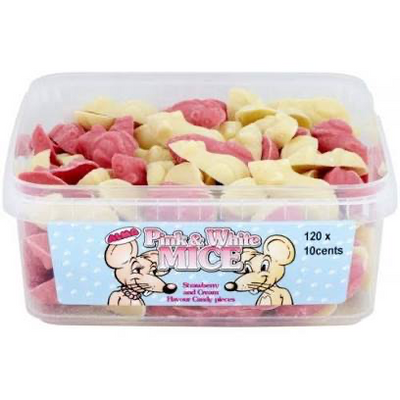 Pink & White Mice 600g
