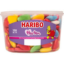 Haribo Hard Candy Hearts 1.05Kg