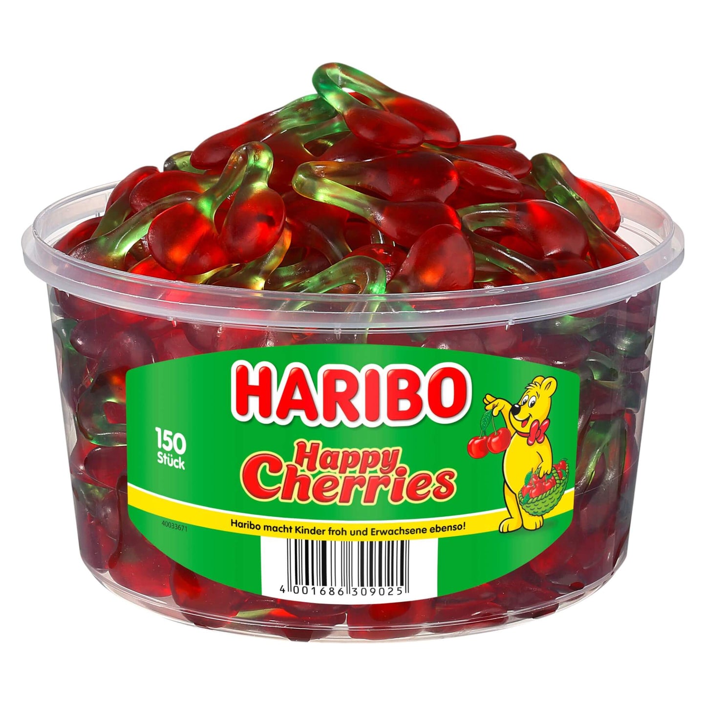 Haribo Happy Cherries 1.2Kg (150pcs)