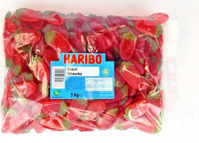 Haribo Strawbs 3kg bag