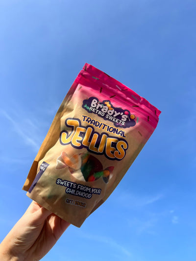 Brady’s Retro Sweets bag of Traditional jellies 300g