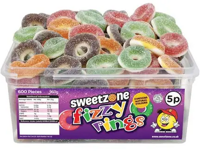 Sweetzone Fizzy Rings